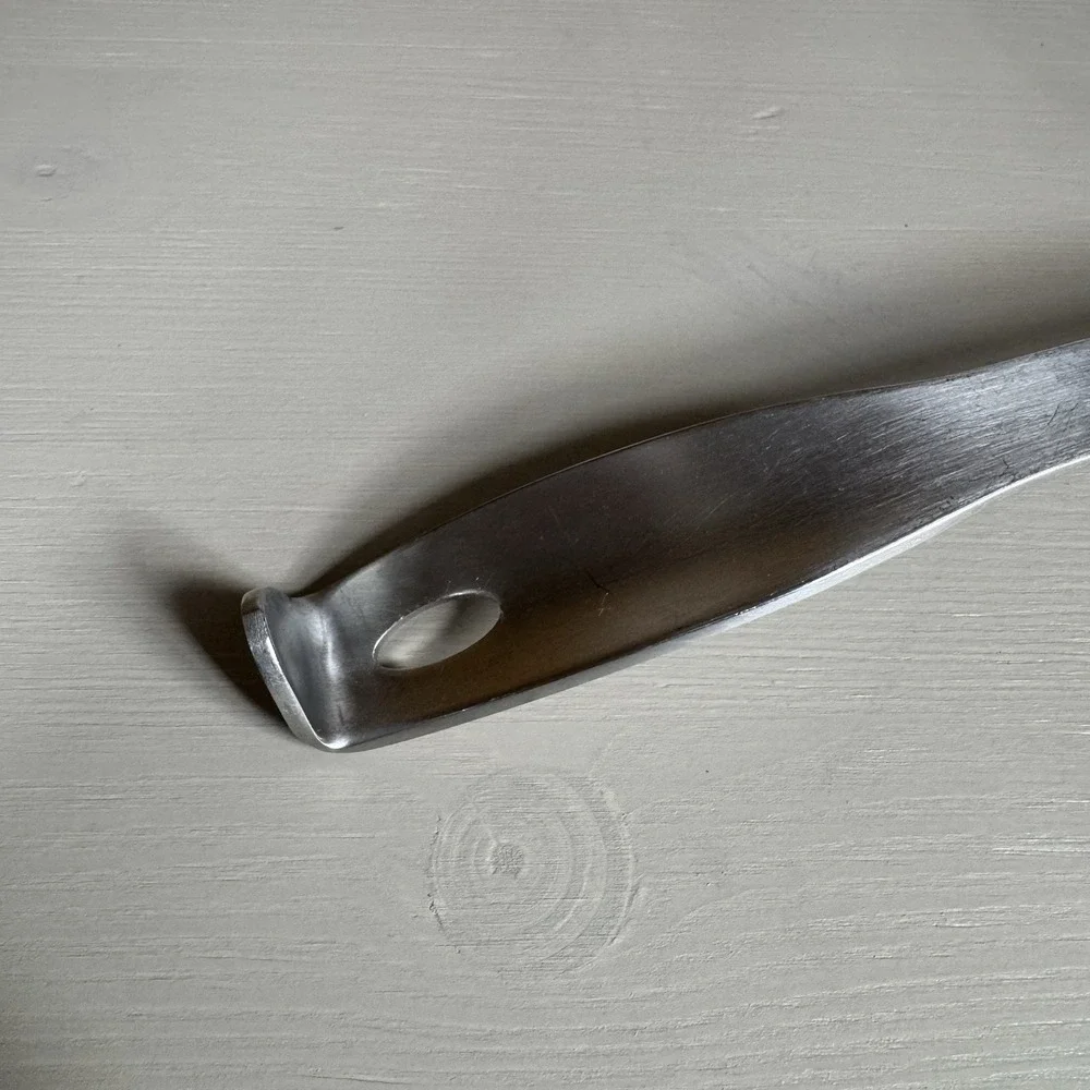 Vintage Copco Stainless Steel Kitchen Straining Spatula Odd Shape